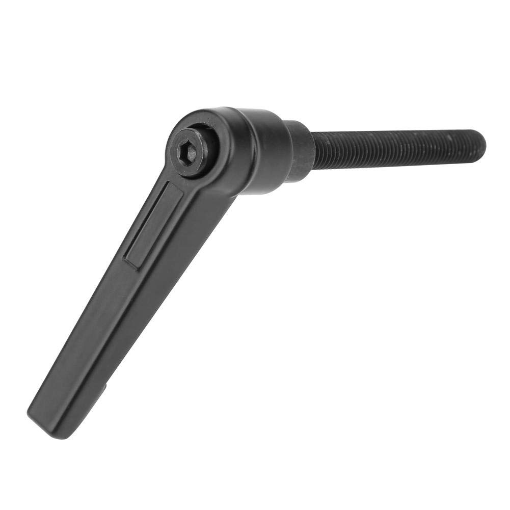 Hilitand 4 x M8 Stainless Steel Adjustable M8 Male Thread Machine Grips, Black (60 mm)