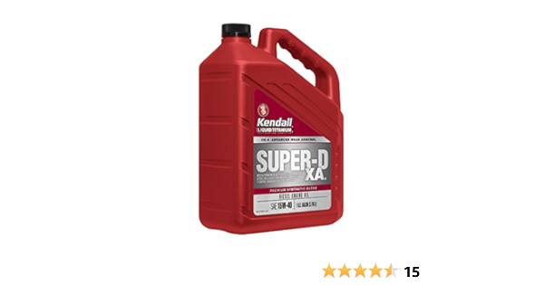 Kendall 1077886 – 3PK super-d XA 15 W40 Diesel Aceite de ...