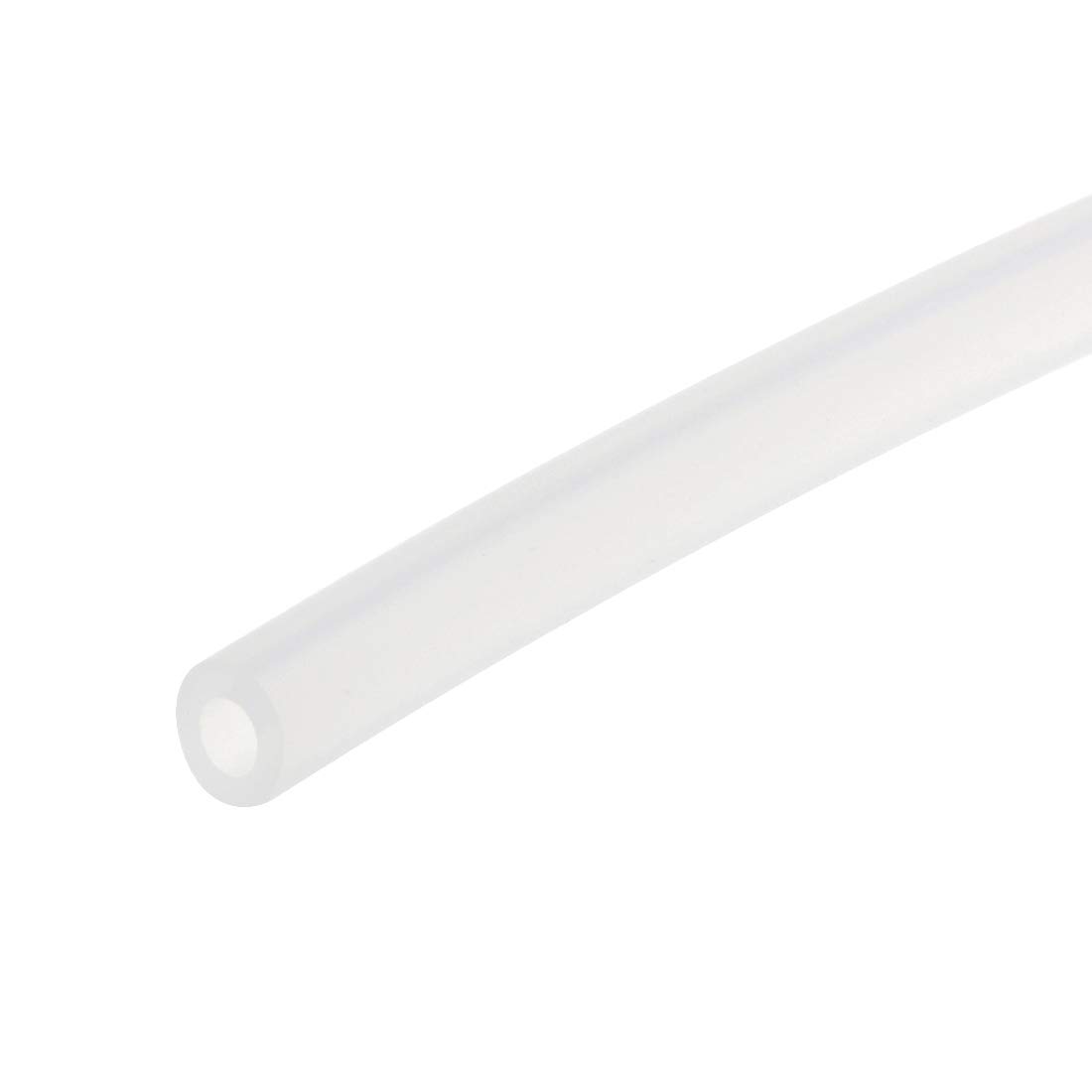 sourcing map Silicone Tubing, 4mm ID x 8mm OD 4m Rubber Tube Air Hose Water Pipe for Pump Transfer Translucent