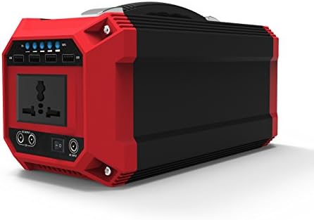 Portable Generator, 300Watts 76,000mAh Pure SineWave Power Inverter, AC Power Bank, Mini Portable Charger, External Battery Packs with 110V AC Outlet 12V DC 5V USB for Home Camping, Emergency Backup
