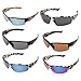 GaoCold Cycling Glasses UV400 Sunglasses Outdoor Sport Goggles Bicycle Eyewear for Men Women Black Frames & Gold Lens