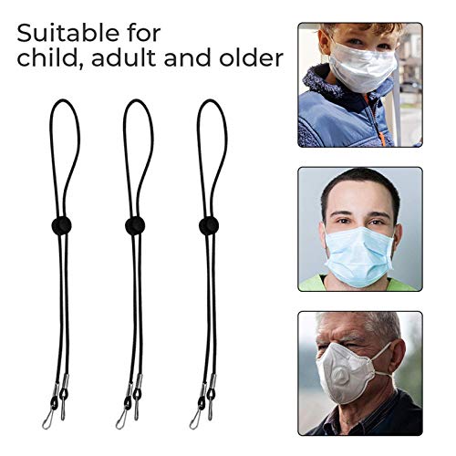 10 Pack Mask Lanyard - Adjustable Ear Pressure Relief Safety Holder