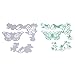 Metal Cutting Dies Stencil Template Mould for DIY Scrapbook Album Paper Card (3 pcs Butterfly Dies)