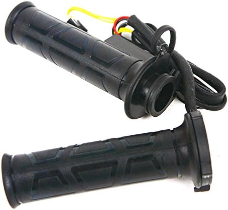 Motorcycle Heated Handle Grips Electric Hot Grip 7/8" Plastic Bar Hand Warmer ATV Scooter Pair