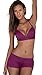 Herosky Women 2pcs Swimsiut Bikini With Boyshort Bikini Set Bathing Suit