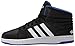 adidas Performance Men's Hoops Vs Mid Basketball Shoe,Black/White/Blue,10 M US