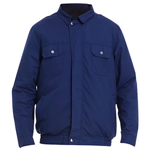 Mayunn Summer Outdoor Air-Conditioned Clothes Workwear Equipped Jacket Cooling Fan - Prevent Heat Stroke AST Drying, Sun Protection, Breathability (Blue, S)