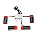 YouCute 4pcs 3.7V 500mAh Upgraded Battery and 1to6 Charger for UDI U45 Raven U45W Blue Jay U42 U42W U42WH CW4 Blue Jay Raven RC Quadcopter Drone Spare Parts(4PCS 500mAh Batteries +Charger)