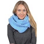 Basico Women Winter Infinity Scarf Warm Knitted Circle Loop Various Colors Basico Women Winter Infinity Scarf Warm Knitted Circle Loop Various Colors