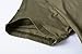 LARACE Women Short Sleeves Flare Tunic Tops for Leggings Flowy Shirt (L, Army Green)