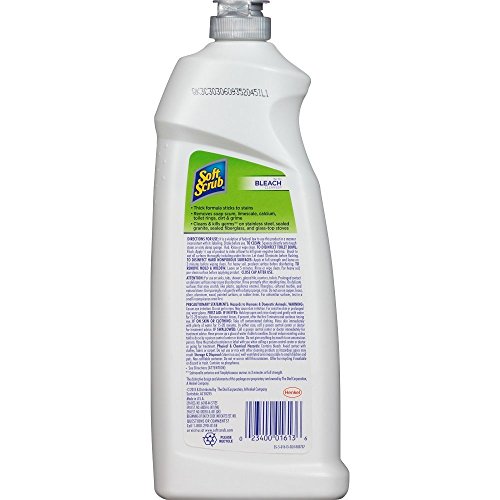 Soft Scrub with Bleach Cleanser 36 oz. Bottle, (Pack of 3)