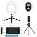 Desktop Ring Light，Gugusure RGB O Ring Light with Stand Tripod for Makeup & YouTube Video, LED Camera Light with Cell Phone Holder, Mini Dimmable Lamp with 3 Light Modes & 11 Brightness Level (8 inch)