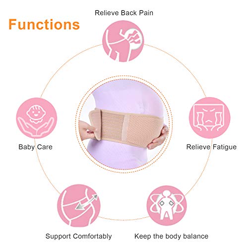 Pregnancy Belt, Maternity Belly Support Band, Breathable Abdominal