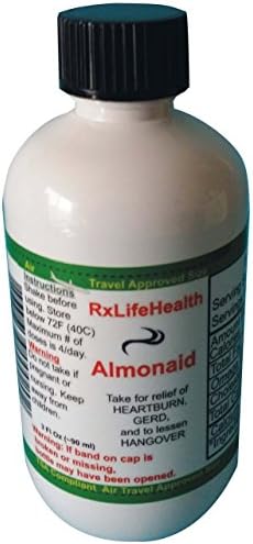 Almonaid - 3 fl oz (~90 ml) - for Hangover, GERD, Heartburn, Stricture, Indigestion