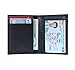 SERMAN BRANDS - RFID Blocking Leather Slim Wallet,Thin Minimalist Front Pocket Wallets For Men Credit Card Holder Carbon Fiber Pull Tab