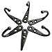 24 Pieces Coat Hooks Wall Mounted Robe Hook Single Coat Hanger No Scratch and 50 Pieces Screws （Bronze）