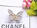 Multi Color Crystal Rhinestones Butterfly Hair Claw Clip for Women Girls