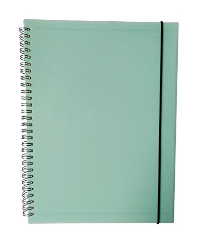 Zengest Spiral Notebook, 1 Subject, College Ruled Paper, 160 Pages, A5 Size 8.4" x 5.2", Blue