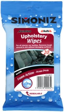 Holts SIMUP1 Simoniz Upholstery Wipes (Pack of 20)