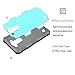 LG K10 Case, LG Premier LTE Case, Elegant Choise Ultra Thin Hybrid Shockproof Dual Layer Armor Rugged Hard Case Cover For LG K10/LG Premier LTE L62VL L61AL (2016) (Turquoise/Grey)