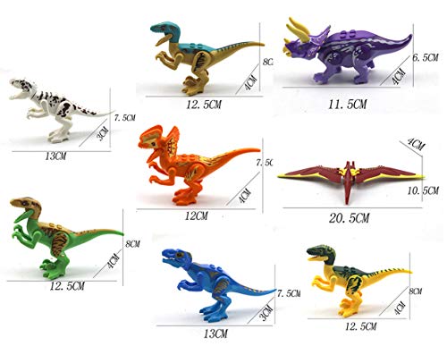 image for Burst 41pc Dinos Toy, Dinosaur Building Blocks Figures Toys,Jurassic P