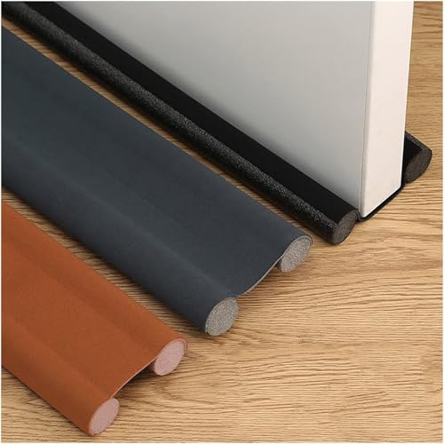 Door Draft Stopper–Door Draft Blocker, Under Door Seal Guard for Noise, Cold Air, Dust & Insects–Weatherproof Soundproof Door Sweep for Home, Office & Garage–Easy Install, Adjustable & Durable (37")