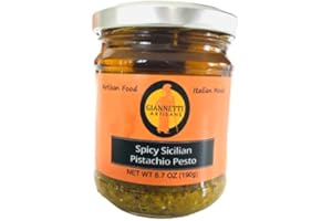 Giannetti Artisans Sicilian Pistachio Pesto - Imported from Bronte (Spicy Pistachio)