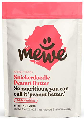 MeWe Adult Nutrition | Healthy Peanut Butter Snacks, Snickerdoodle | Meal Supplement Food (10-count) - Image 3