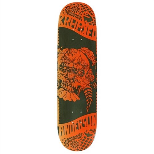 KROOKED Skateboard Deck DIA DE LOS ANDERSON 8.06"