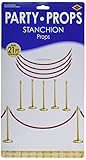 Beistle 52301 Printed Stanchion Party Props, 34.5