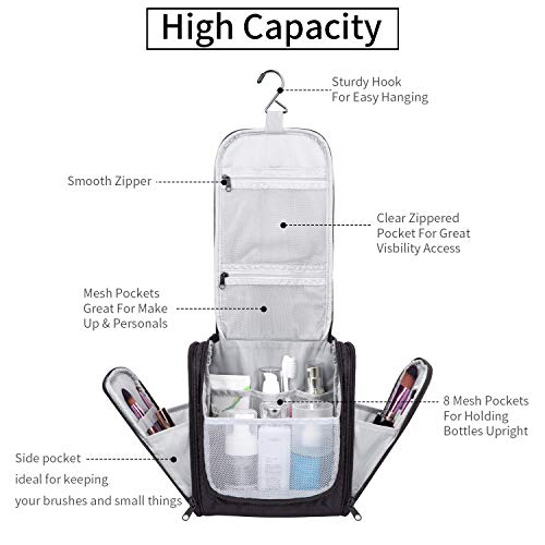 1958 CUTTER Hanging Toiletry Bag for Men and Women Travel Toiletry