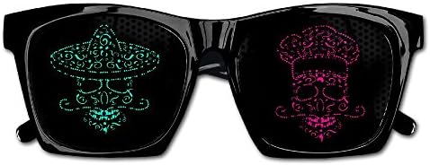 Xing Stars Colorful Summer Unisex Green Skull Witi Hat Fashion Party Costume Sunglasses