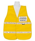 3A Safety - IC1000 - Incident Command Vest - Regular Size - Yellow