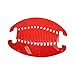Set of Three 6.5 Inch Banana Clip Hair Clincher Interlocking Black Red Orange