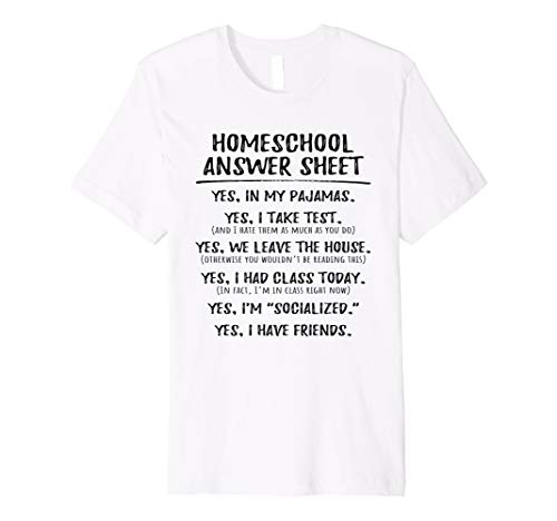 Homeschool Student Kids Socialized Pajamas Class T-Shirt