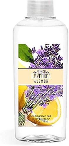 French Lavender & Lemon Perfume Fine Fragrance Mist by Sim Scents 2.5 Fl Oz 74 ml with Real Lavender and Bright Lemon