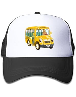 Bus Youth Toddler Mesh Hat Boys and Girl Baseball Trucker Cap