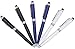 WISLIGHT 10 Pack Stylus Ballpoint Pens for Touch Screens, Black Ink Pen Smooth Writting