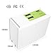USB Charger, Tonicstar USB Type C Charger with Foldable Plug USB Wall Charger with Smart IC Technology White