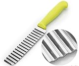 Stainless Crinkle Cut Knife, Potato and Vegetable Cutter Carrot Crinkle Wavy Cutter