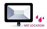 NEOX LED Ultra Outdoor Flood Light 30W, 3295 Lumens, 5000K (Crystal White Glow), LED Security Light, 120v, IP65 Waterproof - for Security