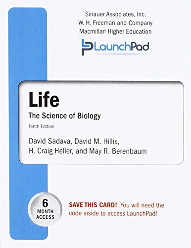 LaunchPad card for Sadava's Life (6 month access)
