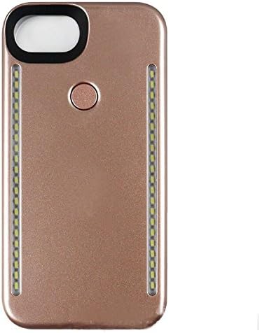 iPhone 7plus Illuminated Case,iPhone 6plus /6Splus Illuminated Case,Vahulawa New LED Selfie Light Up Luminous Case(Rose Matte-5.5in)