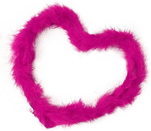 tallahassee 2 Meters Feather Boa Scarf Costume Decoration Wedding Party Decor - Rose-Red