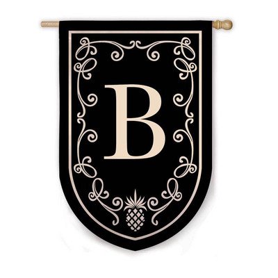 Pineapple Monogram Regular Flag - B