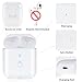 Wireless Charging Case with Sync Button Compatible with Airpods 1 & Airpods 2, Air pods Charging Case Replacement, 450mAh Built-in Battery (White)