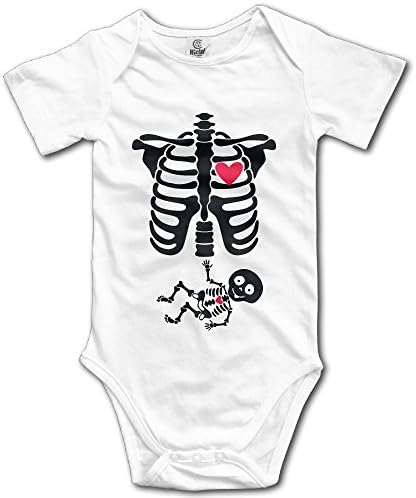 Skeleton Pregnant Comfortable Exclusive Super Soft Cotton \r\nHigh Absorbent Short Sleeve Newborn Baby Bodysuit Baby One-piece Bodysuit