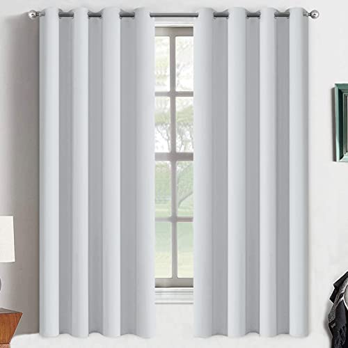 Yakamok Room Darkening Curtains Inch Greyish