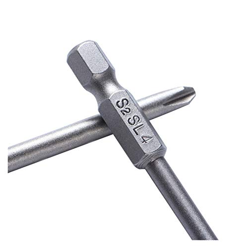 10 teile/satz 100mm legierung stahl s2 geschlitzt flachkopf schraubendreher bits kopfschuhe schraubendreher set… – Bild 6
