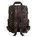 Full Grain Cowhide Leather Multi Pockets 16 Inch Laptop Backpack Travel Bag with YKK Zippers